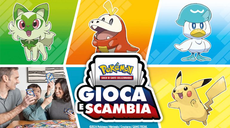 Pokémon gioca e scambia 2024 al via il tour estivo